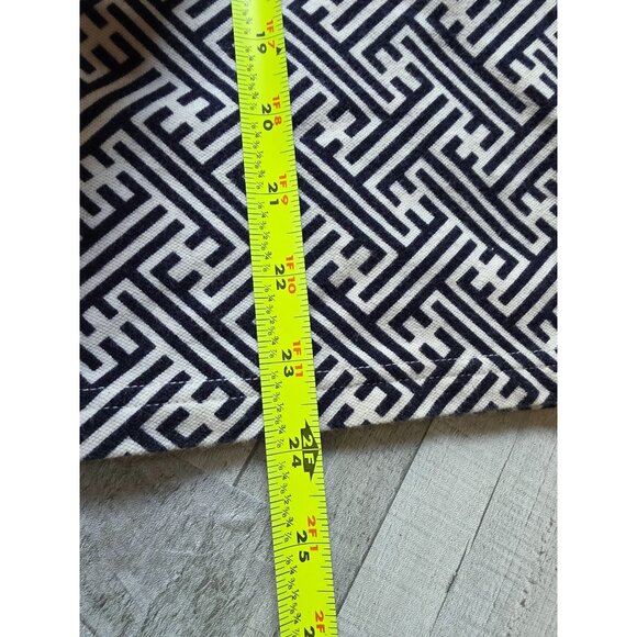 Talbots Womens Geometric Print Polo Shirt Size L Cotton & Modal - Picture 6 of 7